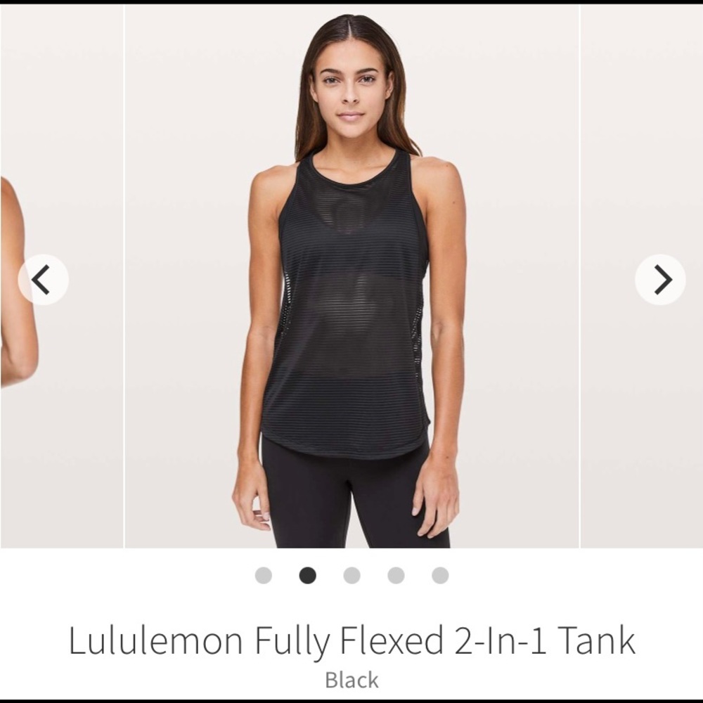 Lululemon Fully Flexed 2-in-1 tank top